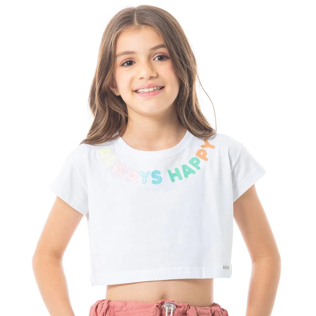 EMBROIDERED T-SHIRT FOR GIRLS