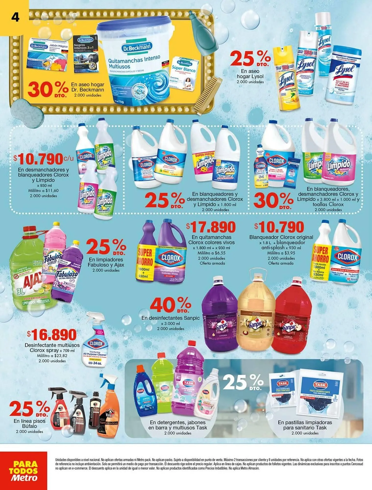 Catalogo de Catálogo Metro 14 de agosto al 27 de agosto 2025 - Pag 4