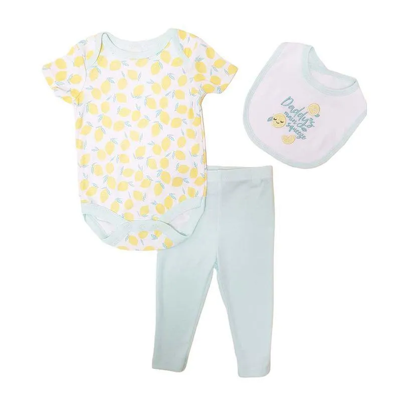 Set Body Pantalón Babero Bebé Niña