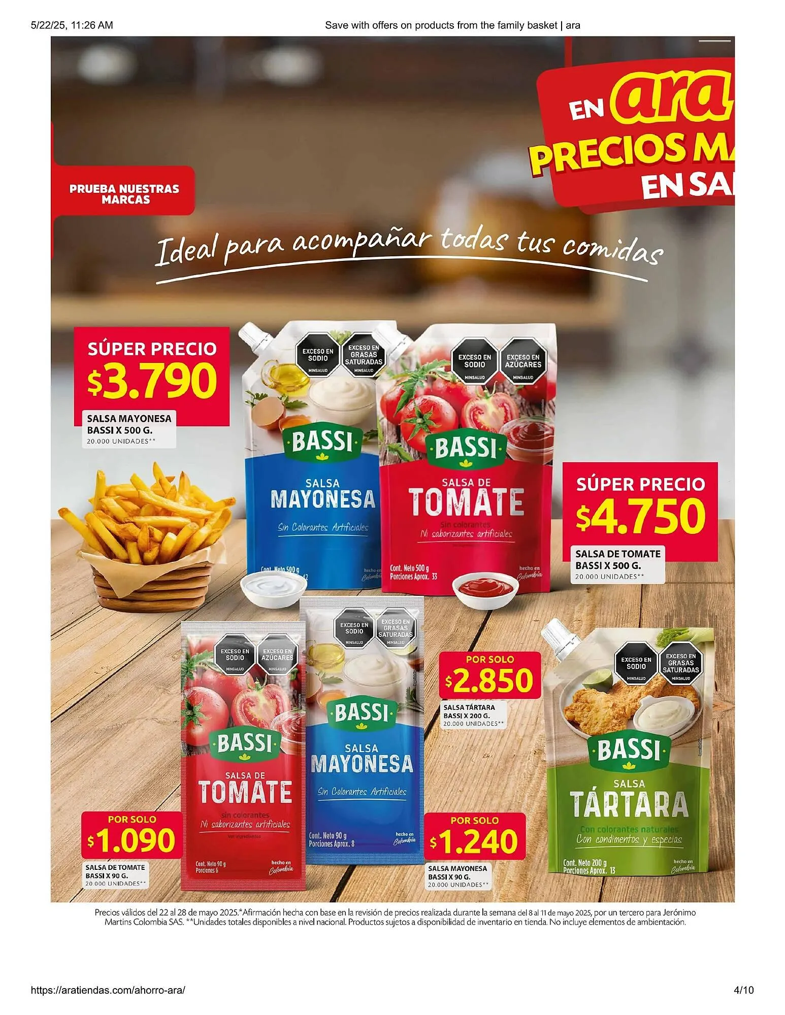 Catalogo de Catálogo Ara 22 de mayo al 29 de mayo 2025 - Pag 4