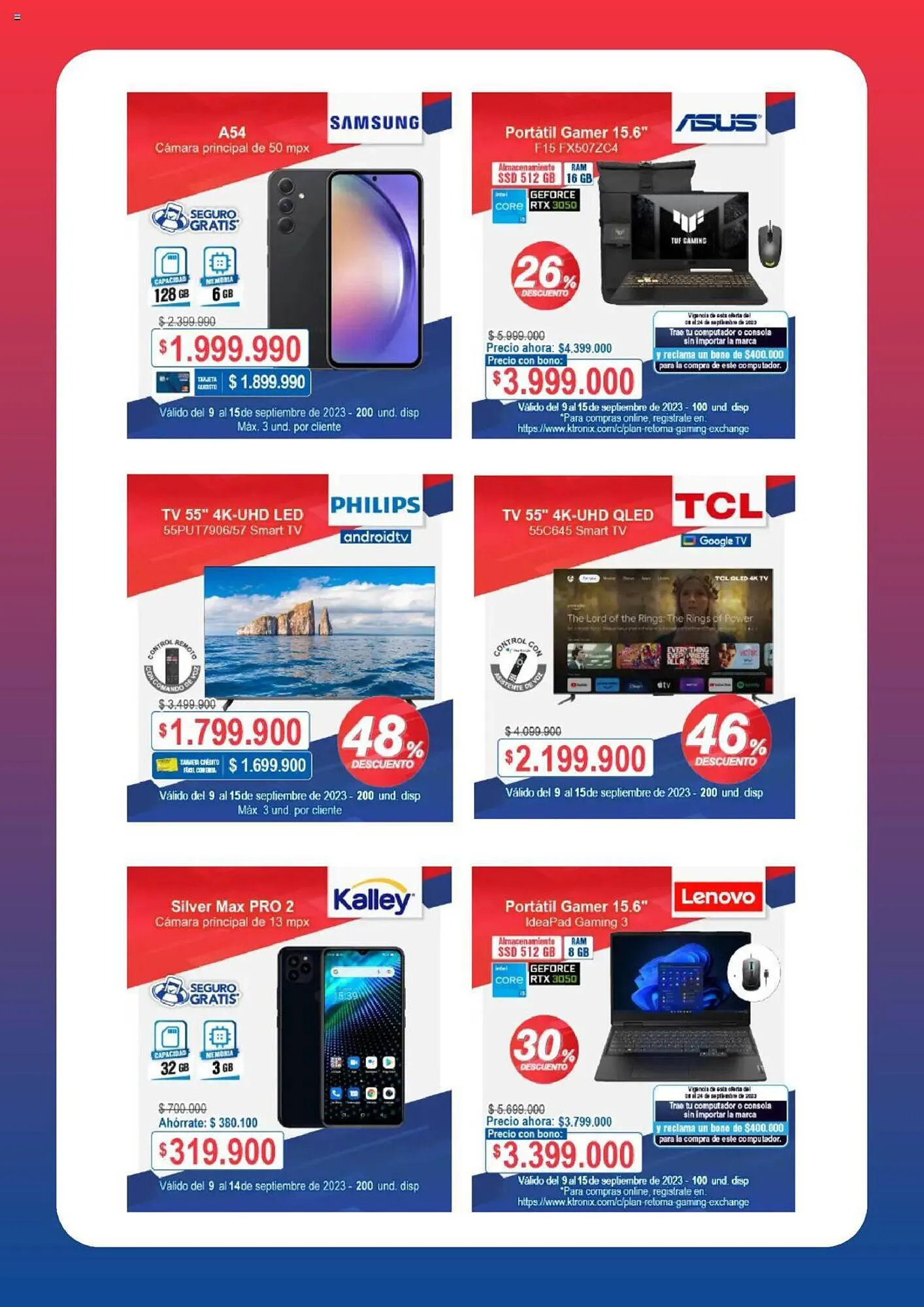 Catalogo de Catálogo Ktronix 9 de septiembre al 15 de septiembre 2023 - Pag 2