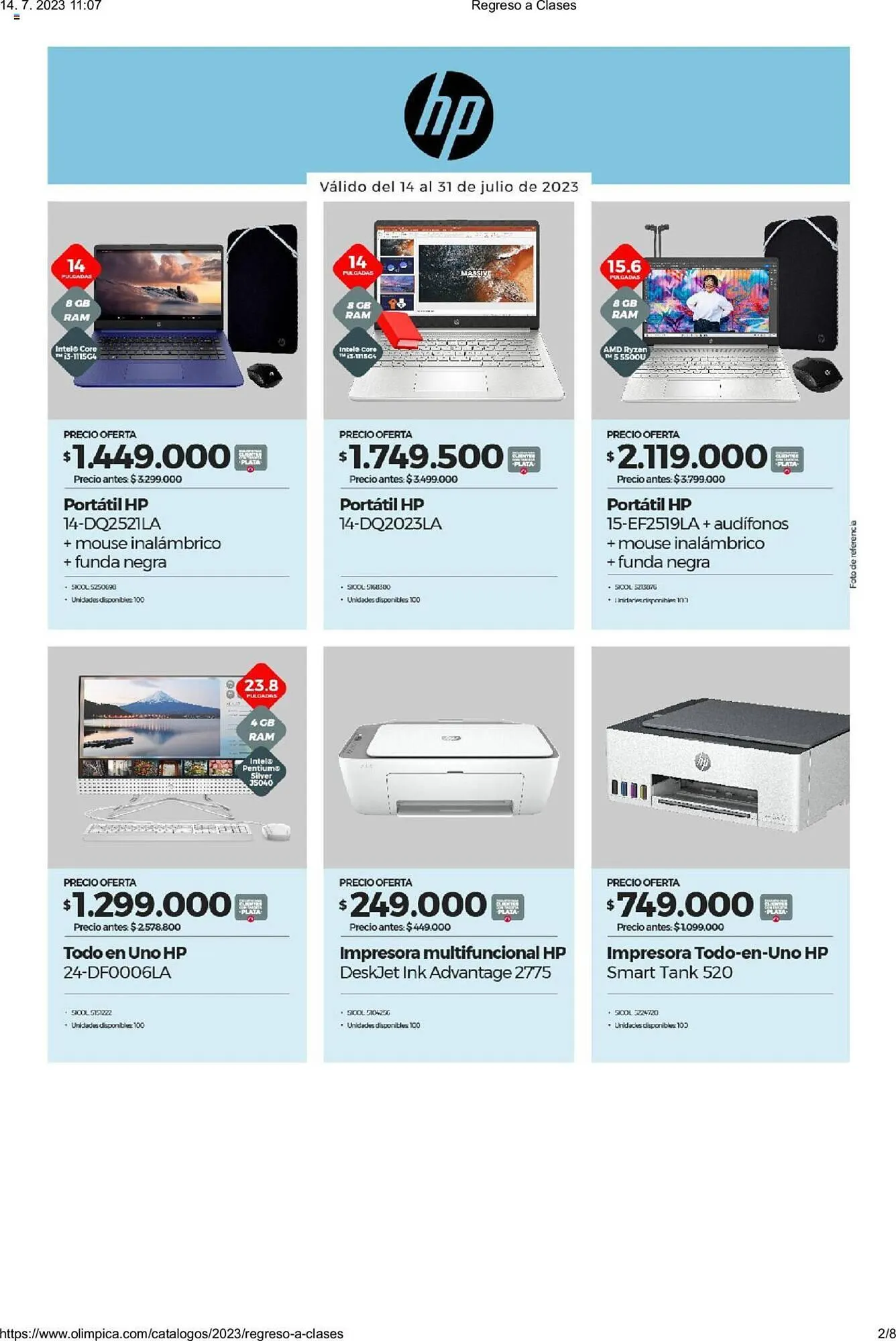 Catalogo de Catálogo Olímpica 14 de julio al 15 de agosto 2023 - Pag 2