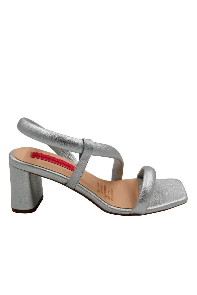 Sandalia Tacon Plata Alani