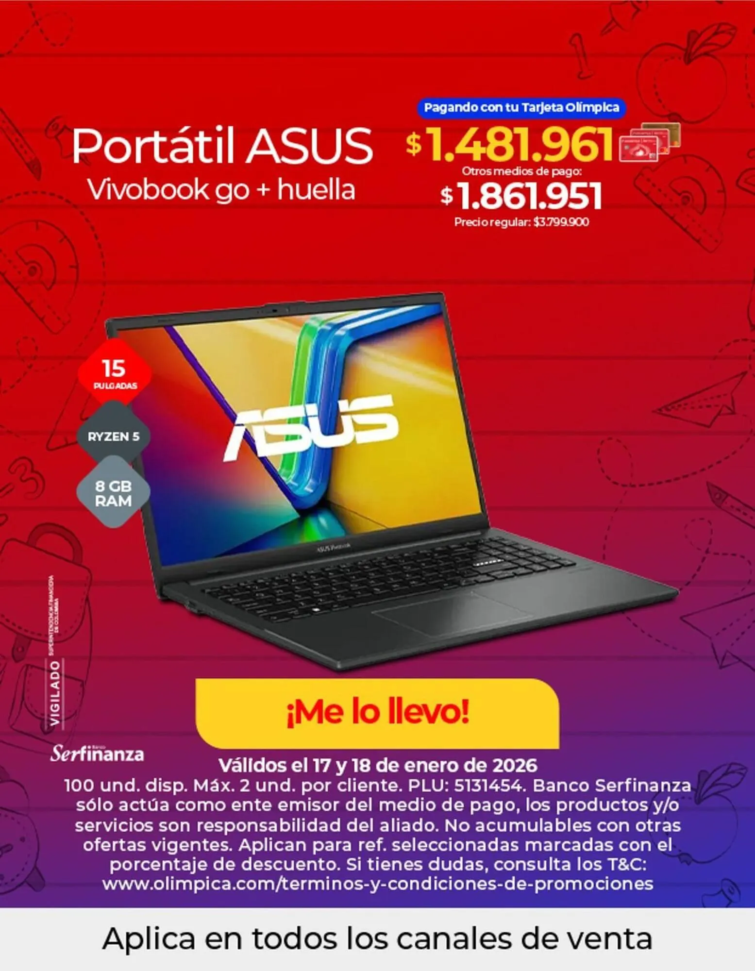 Catalogo de Catálogo Olímpica 17 de enero al 18 de enero 2026 - Pag 1