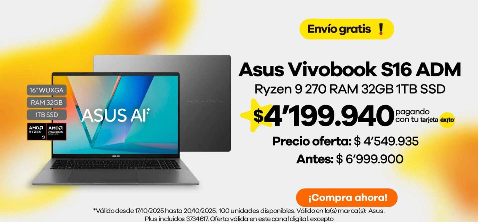 Catalogo de Catálogo Éxito 21 de octubre al 4 de noviembre 2025 - Pag 9