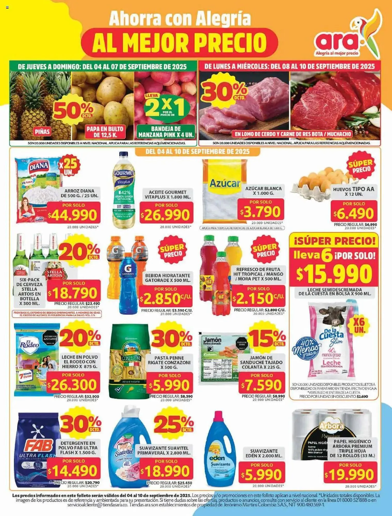 Catalogo de Catálogo Ara 5 de septiembre al 10 de septiembre 2025 - Pag 1