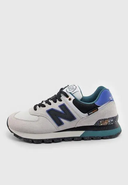 Tenis Lifestyle Blanco-Verde-Negro New Balance 574