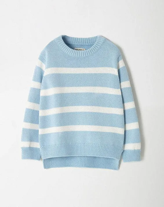 buzo ayana rayas azules 9-12m