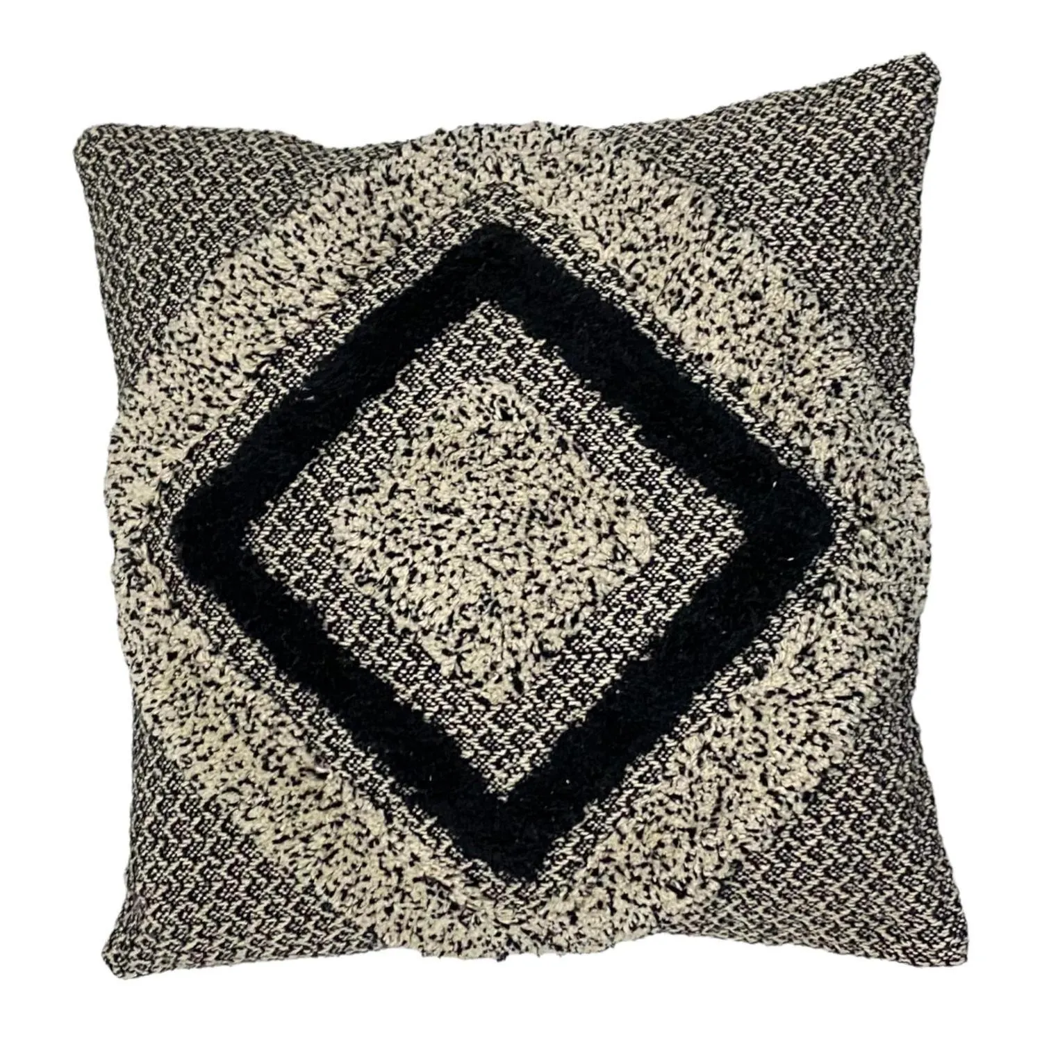 Funda Cojín 45X45 Gris, Negro Nomada 2