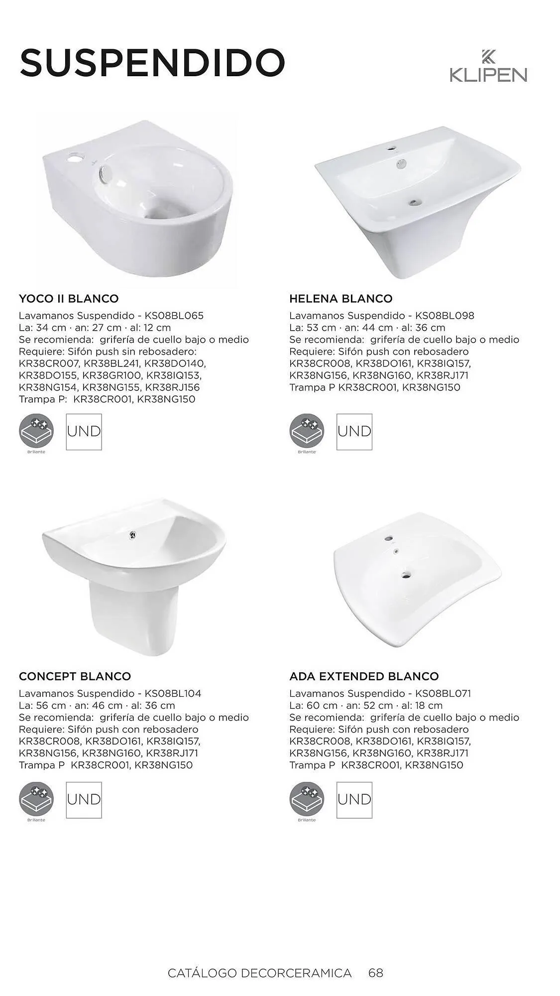 Catalogo de Catálogo Decorceramica 6 de noviembre al 6 de mayo 2025 - Pag 68