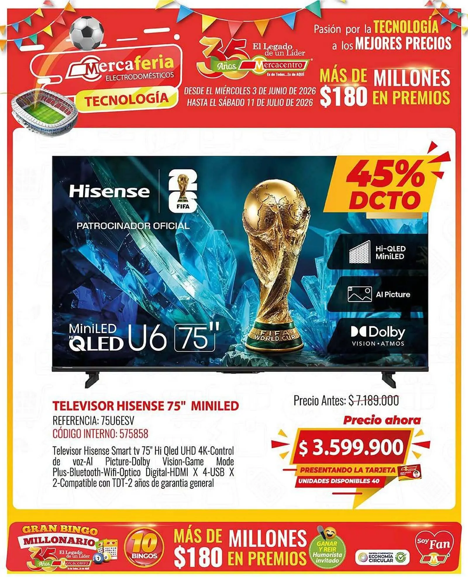 Catalogo de Catálogo MercaCentro 22 de junio al 11 de julio 2026 - Pag 1