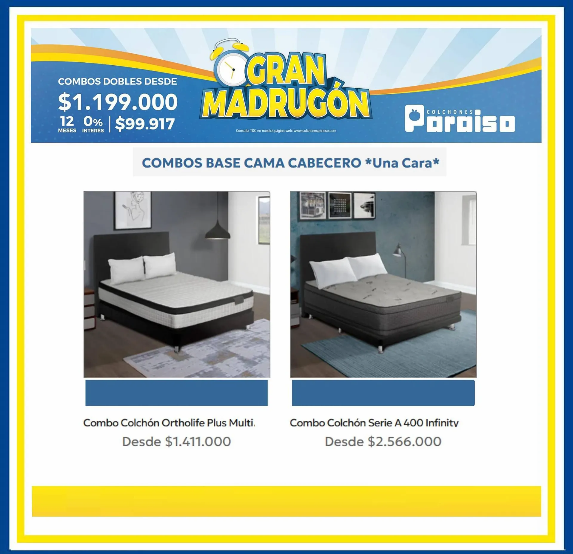 Catalogo de Catálogo Colchones Paraiso 19 de septiembre al 30 de septiembre 2023 - Pag 7