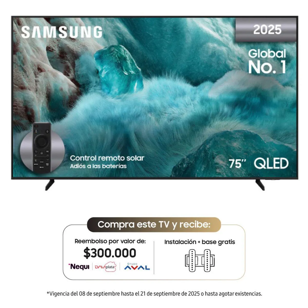 Smart TV Qled UHD 4k 75" Samsung QN75Q7FAAKXZL
