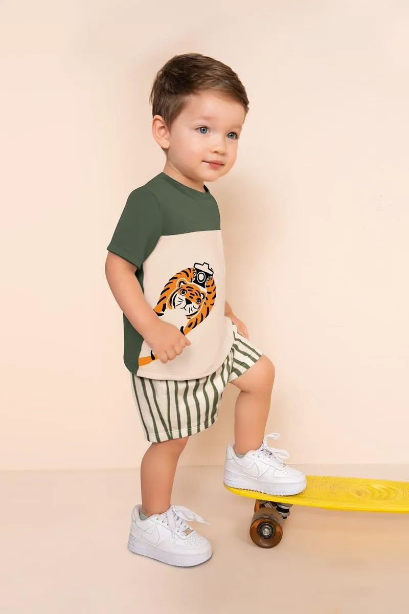 CONJUNTO X 2 CAMISETA - BERMUDA Multicolor