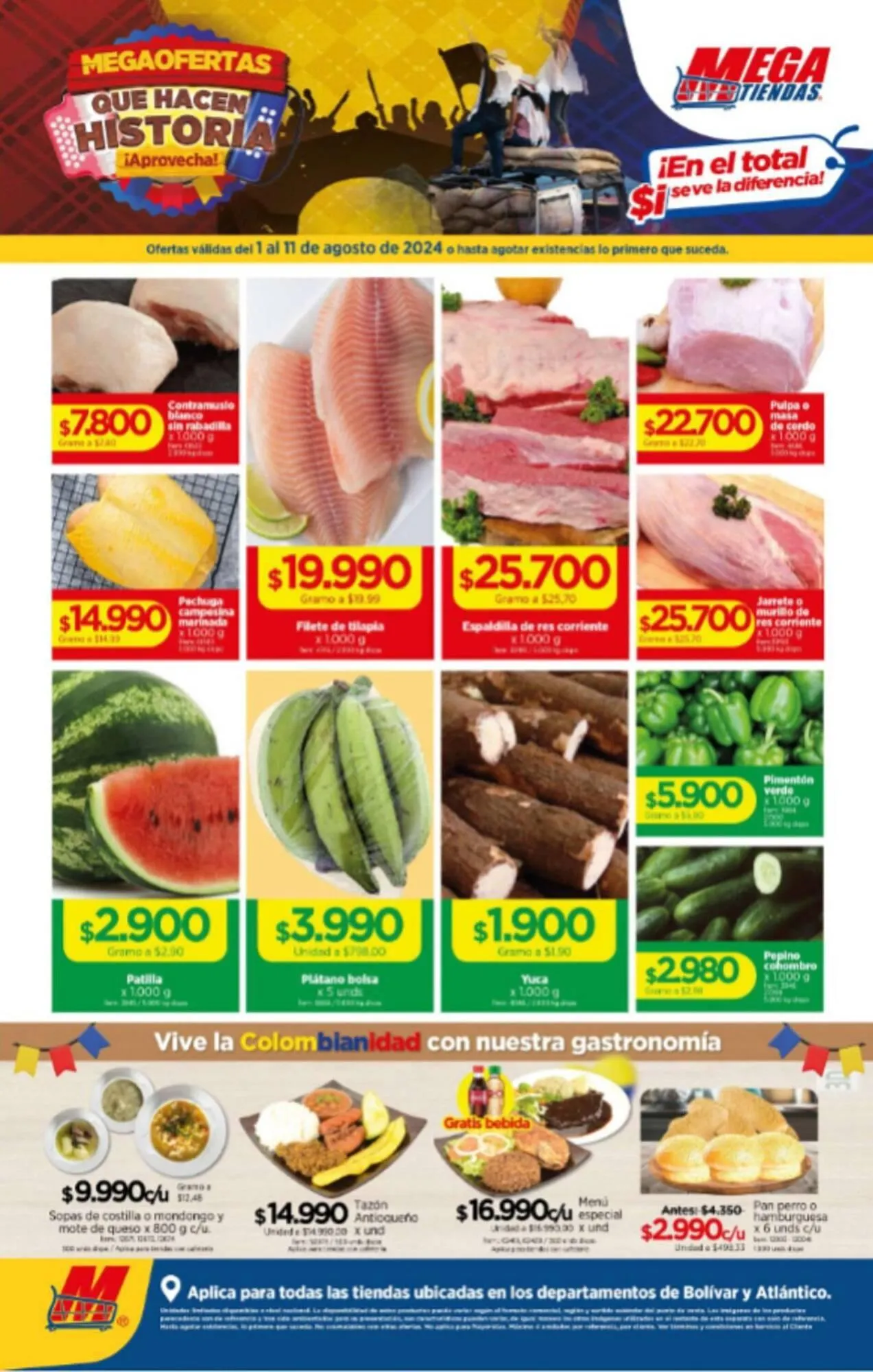 Catalogo de Catálogo MegaTiendas 8 de agosto al 11 de agosto 2024 - Pag 1