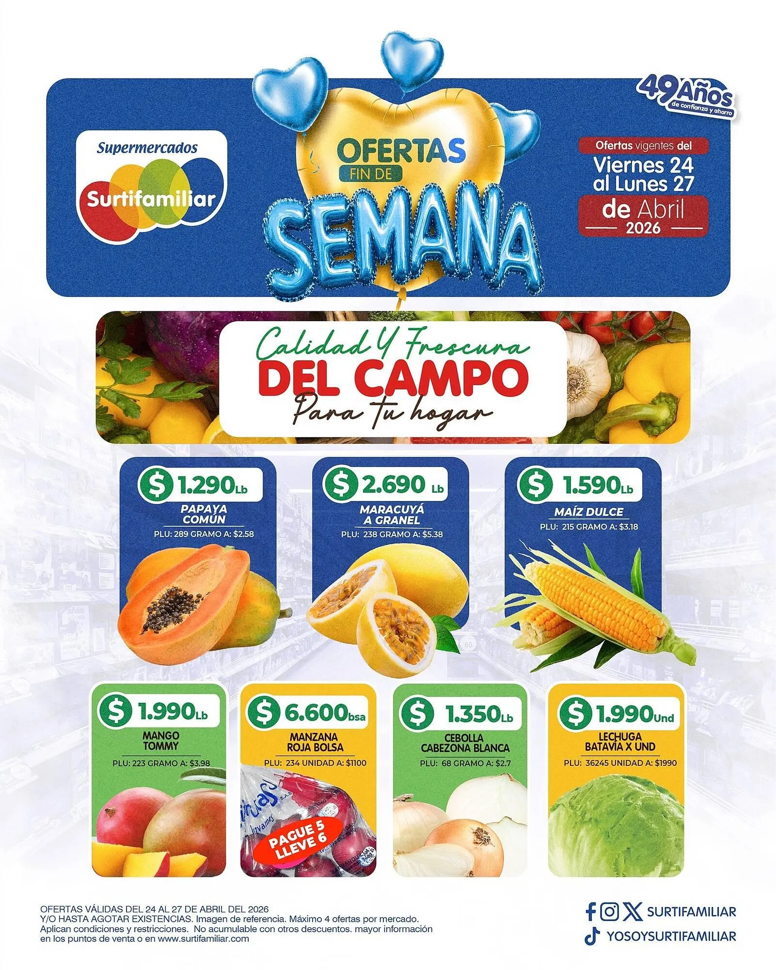 Catalogo de Catálogo Surtifamiliar 24 de abril al 27 de abril 2026 - Pag 3