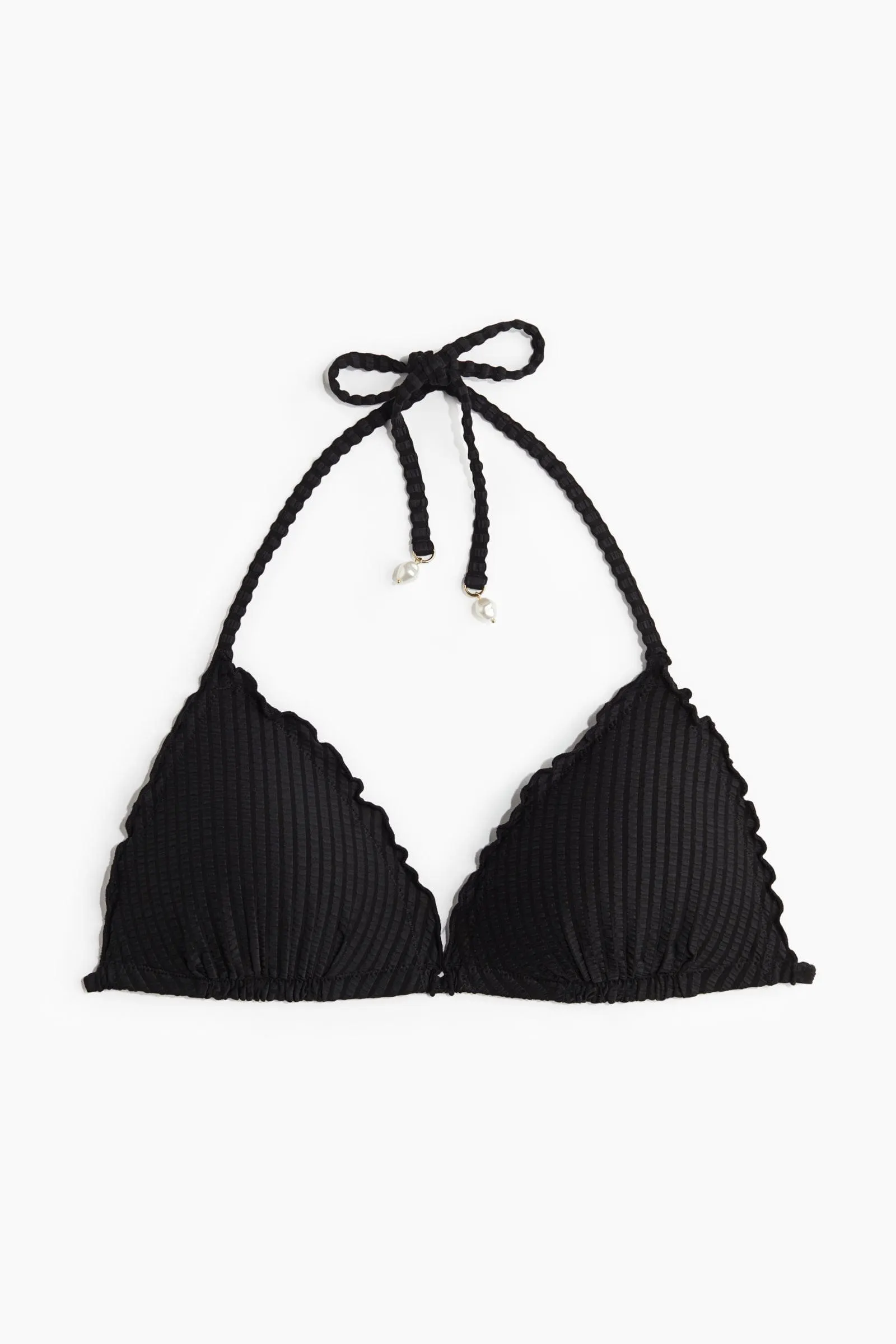 Top de bikini triangular con push-up