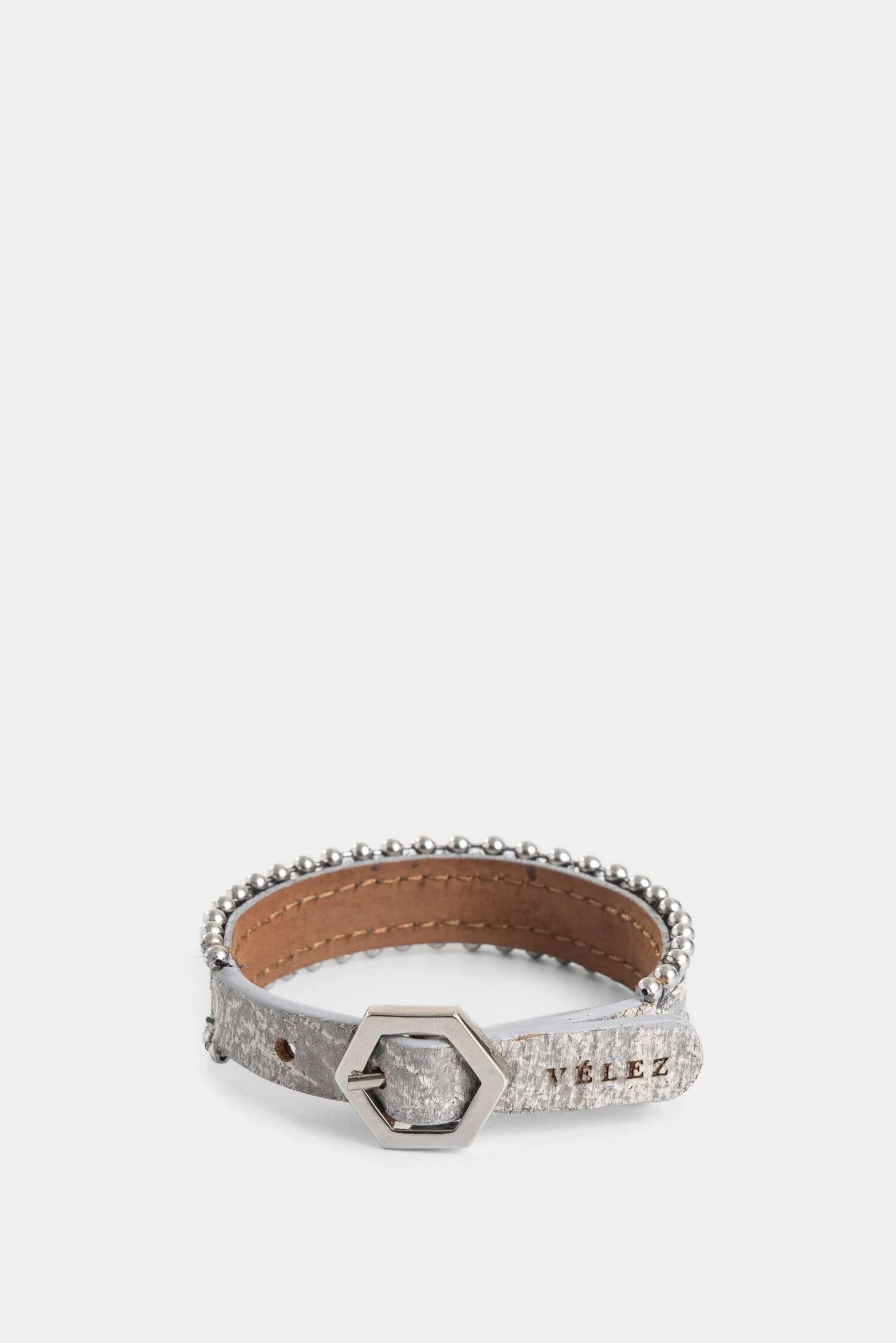 Manilla Papyris 2.0 en cuero folia para mujer hebilla hexagonal