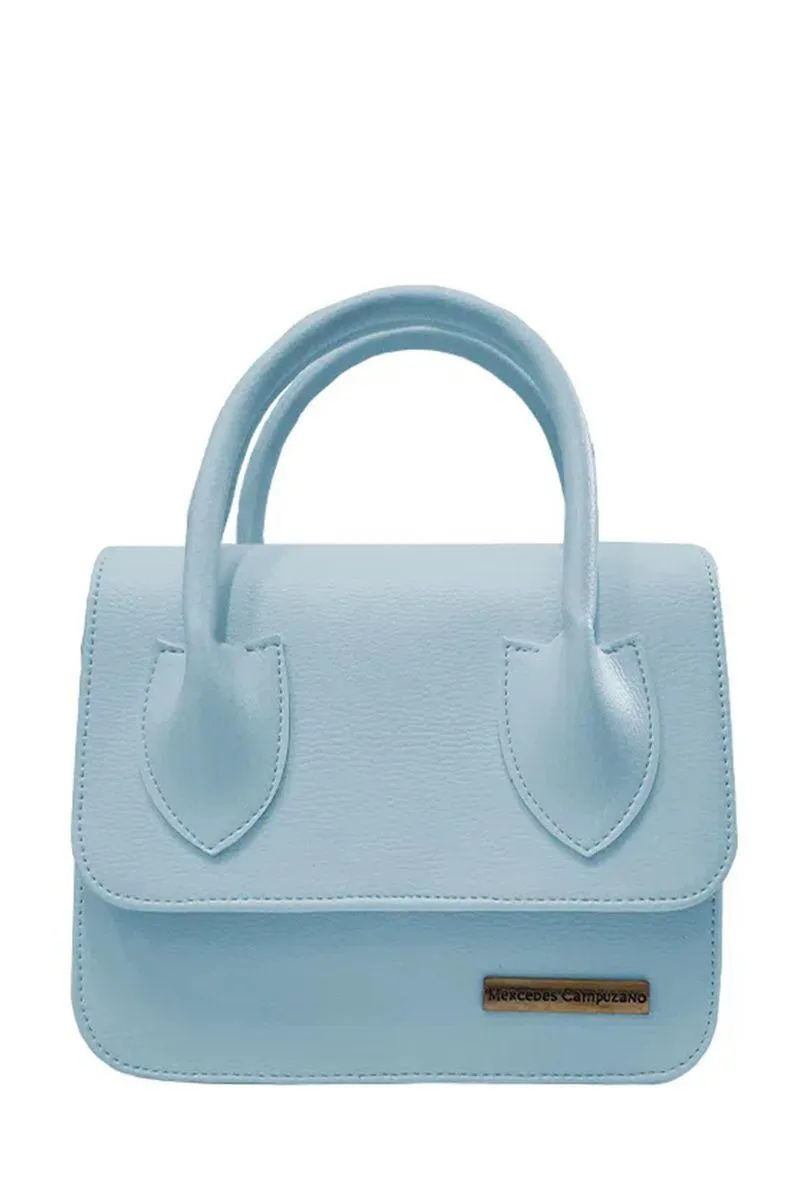 Cartera azul claro para mujer Clematis