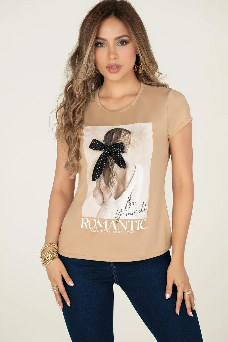 CAMISA MANGA CORTA Café