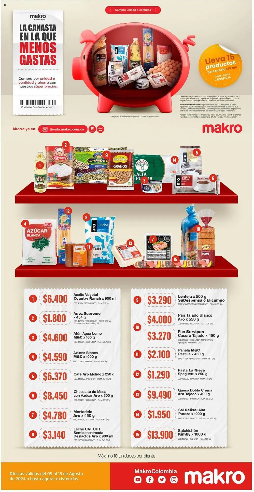 Catalogo de Catálogo Makro 9 de agosto al 15 de agosto 2024 - Pag 7