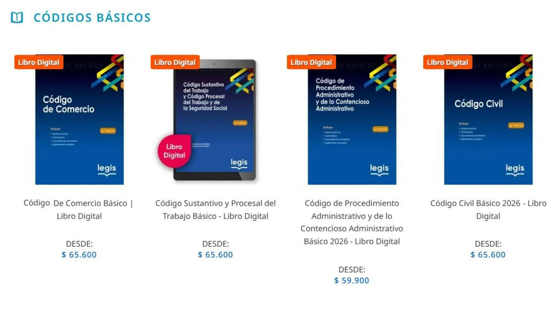 Catalogo de Catálogo Legis 27 de febrero al 28 de febrero 2026 - Pag 1