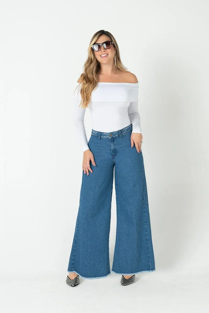 JEAN BOTA AMPLIA Azul