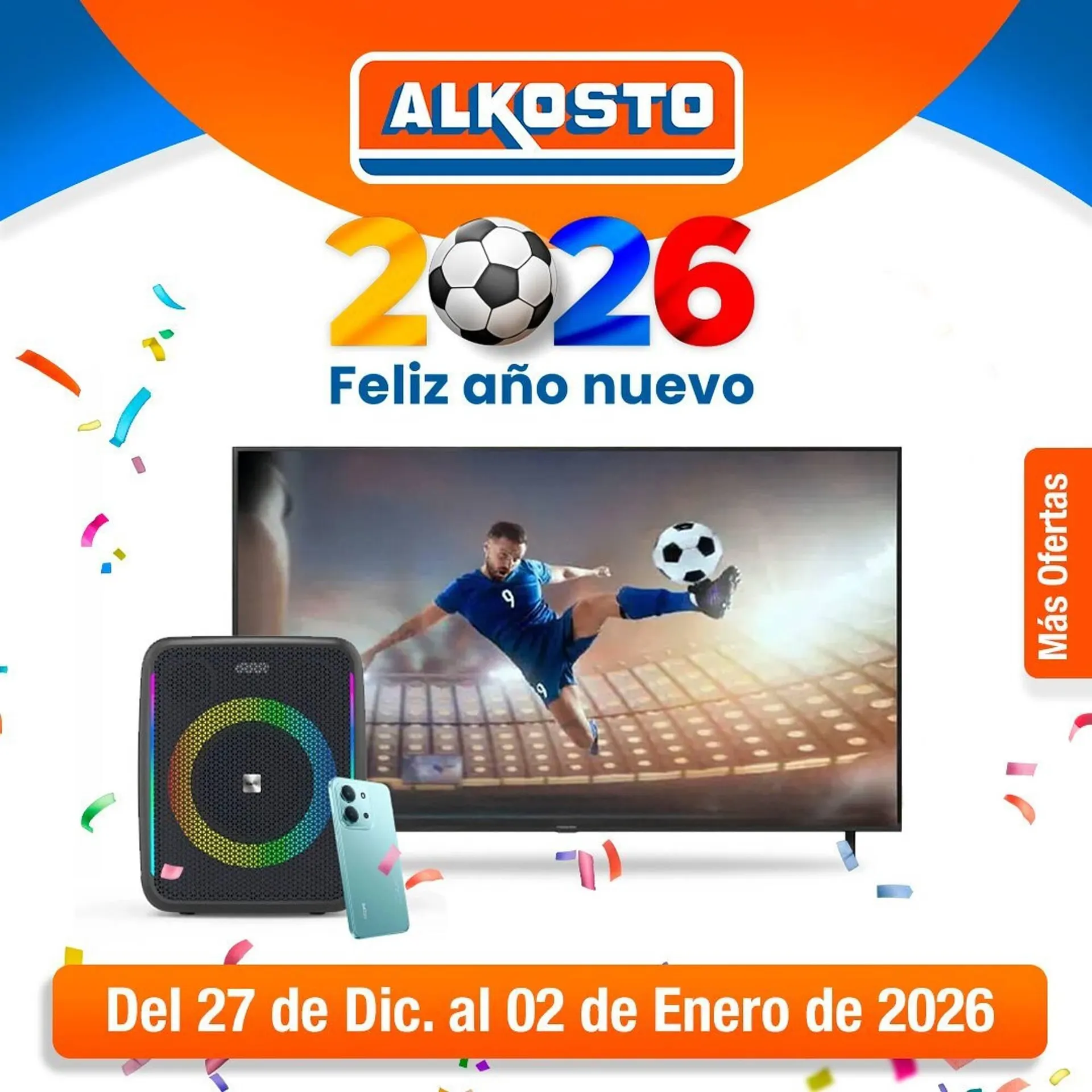 Catalogo de Catálogo Alkosto 29 de diciembre al 2 de enero 2026 - Pag 1