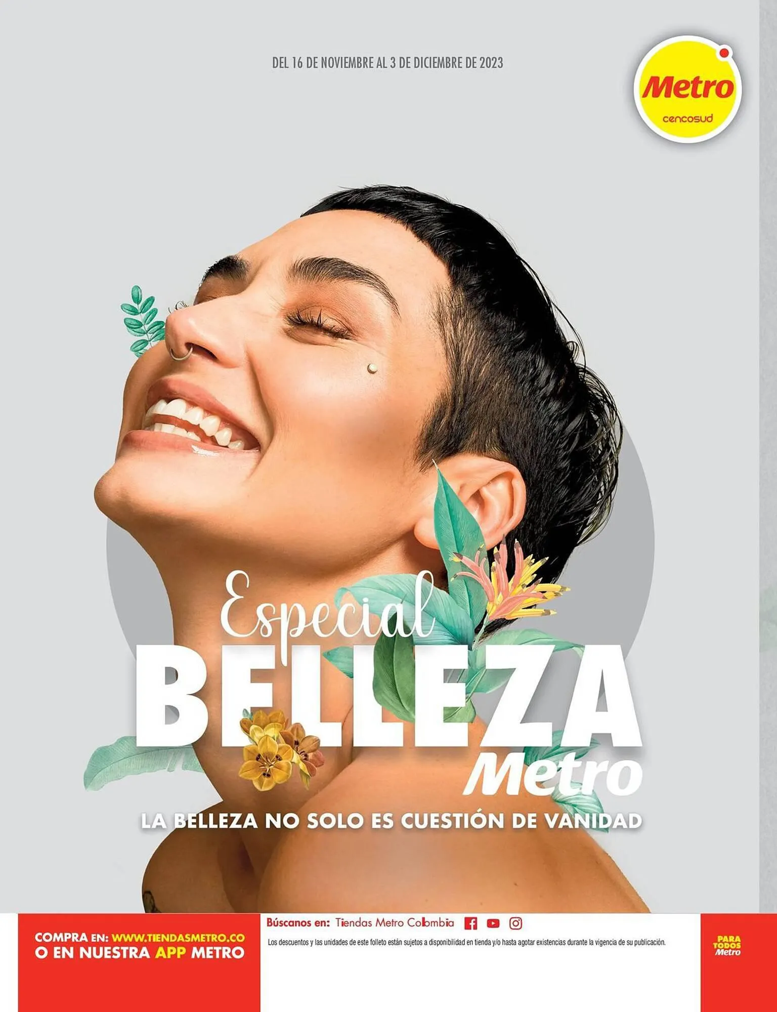 Catalogo de Catálogo Metro 16 de noviembre al 3 de diciembre 2023 - Pag 1