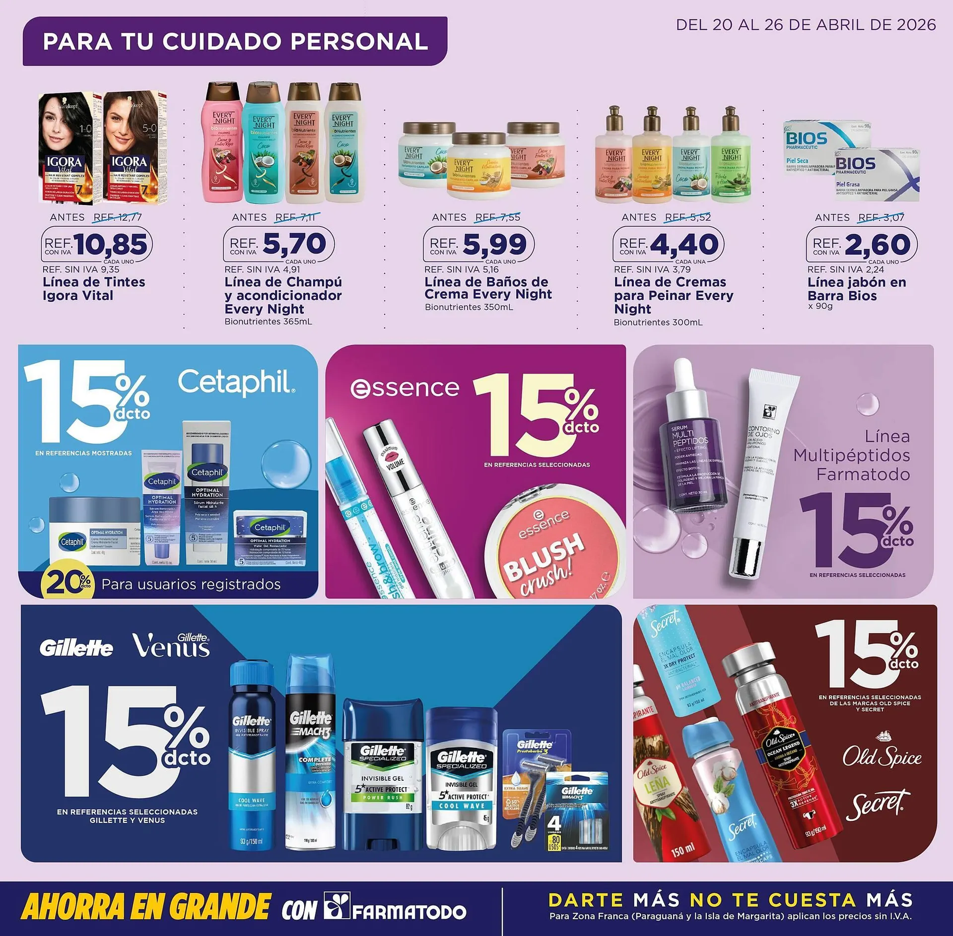 Catalogo de Catálogo FarmaTodo 20 de abril al 26 de abril 2026 - Pag 2