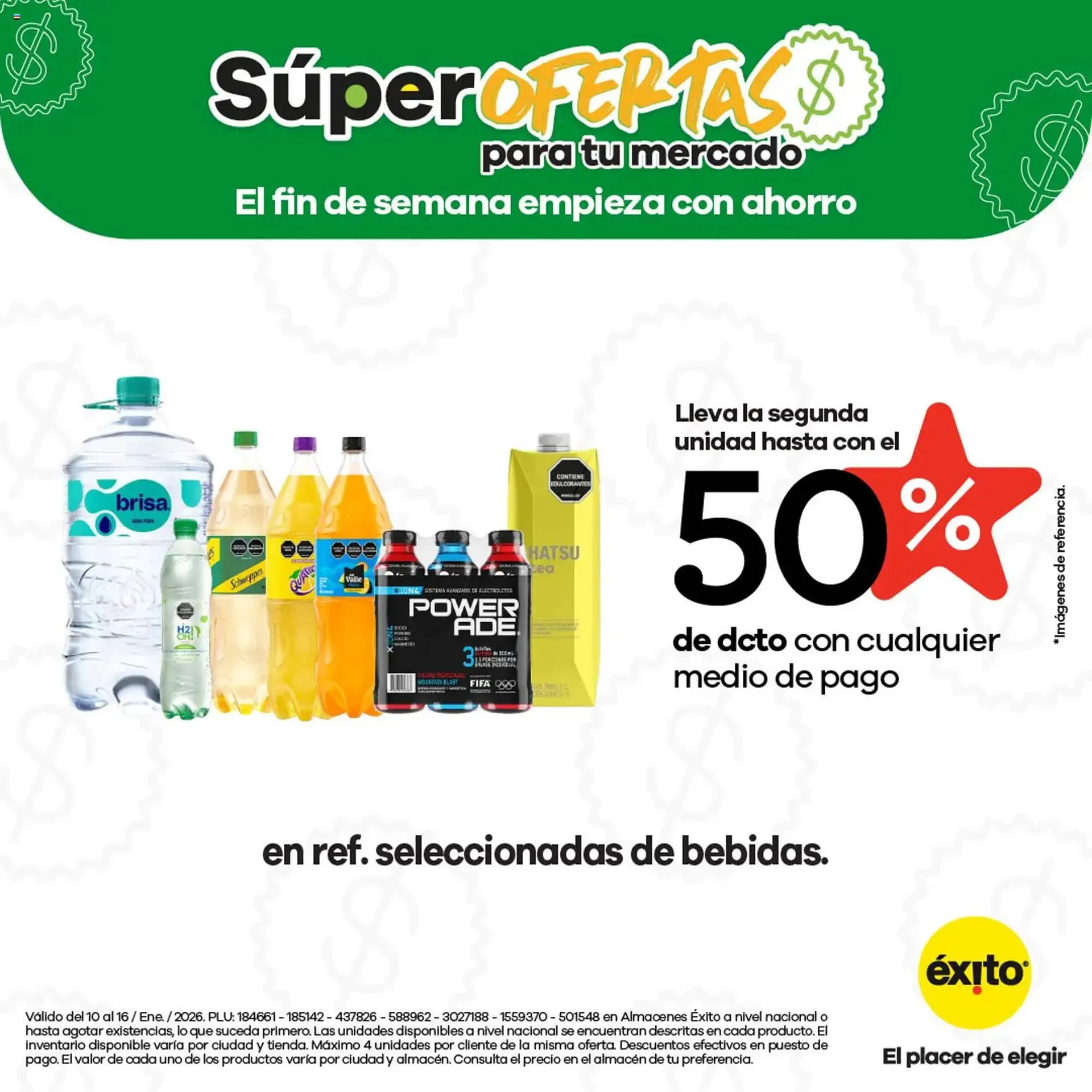 Catalogo de Catálogo Éxito 10 de enero al 17 de enero 2026 - Pag 1