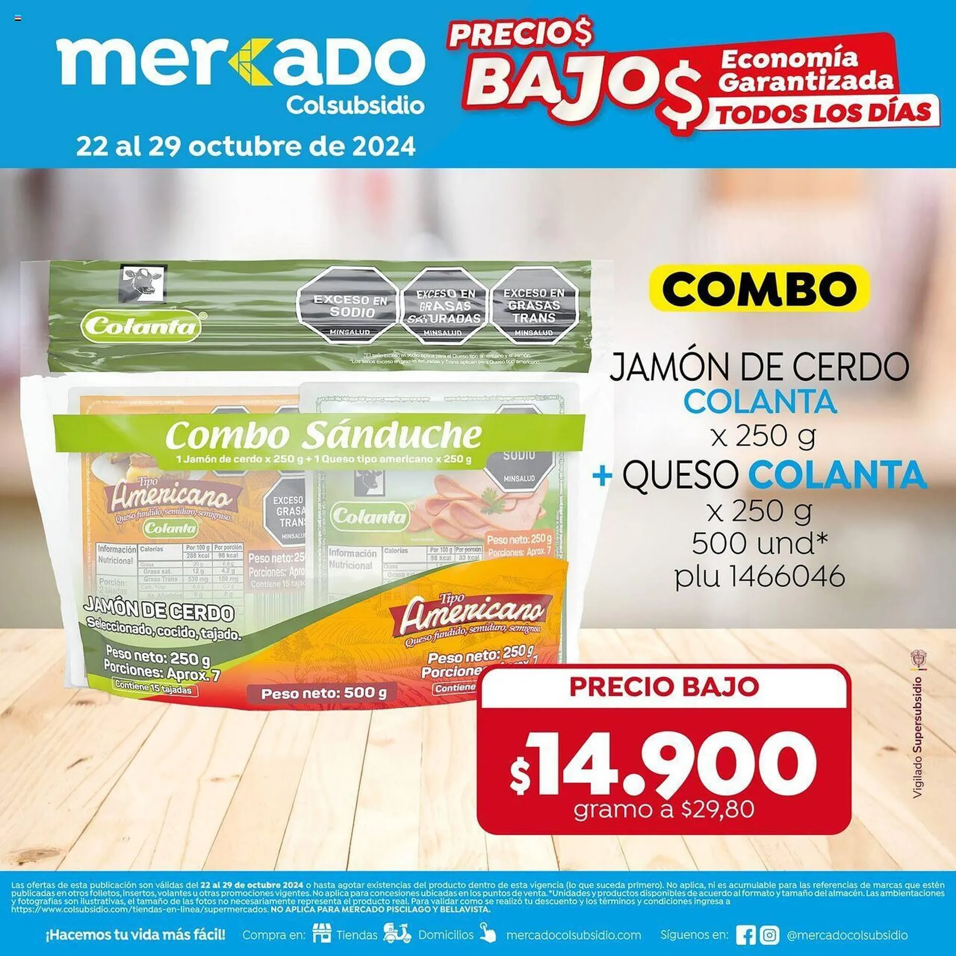 Catalogo de Catálogo Colsubsidio 22 de octubre al 29 de octubre 2024 - Pag 3