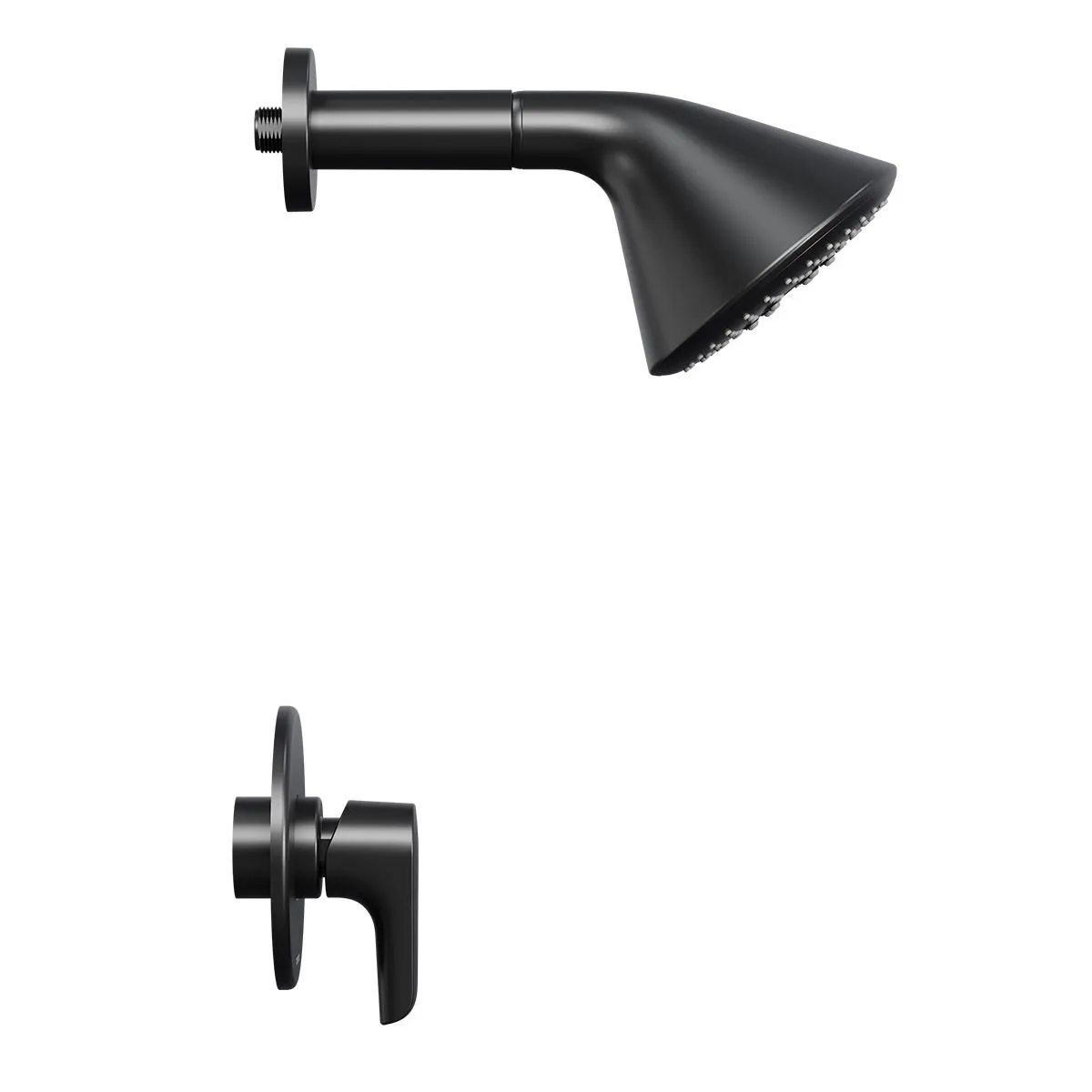 Ducha monocontrol cascade plus mate black