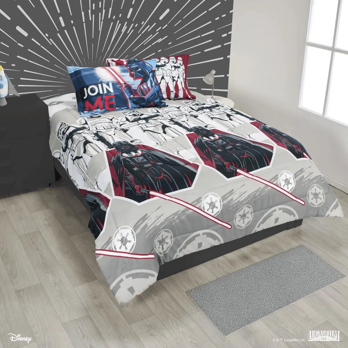 Edredón rotativo Star wars dark side