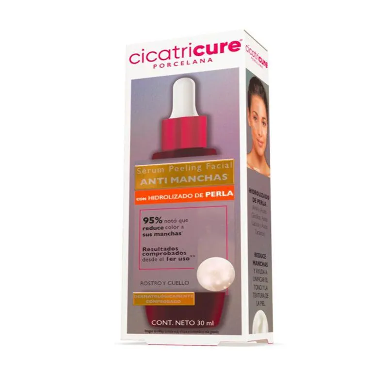 Cicatricure Porcelana Anti Manchas Serum Peeling Facial X 30 Ml