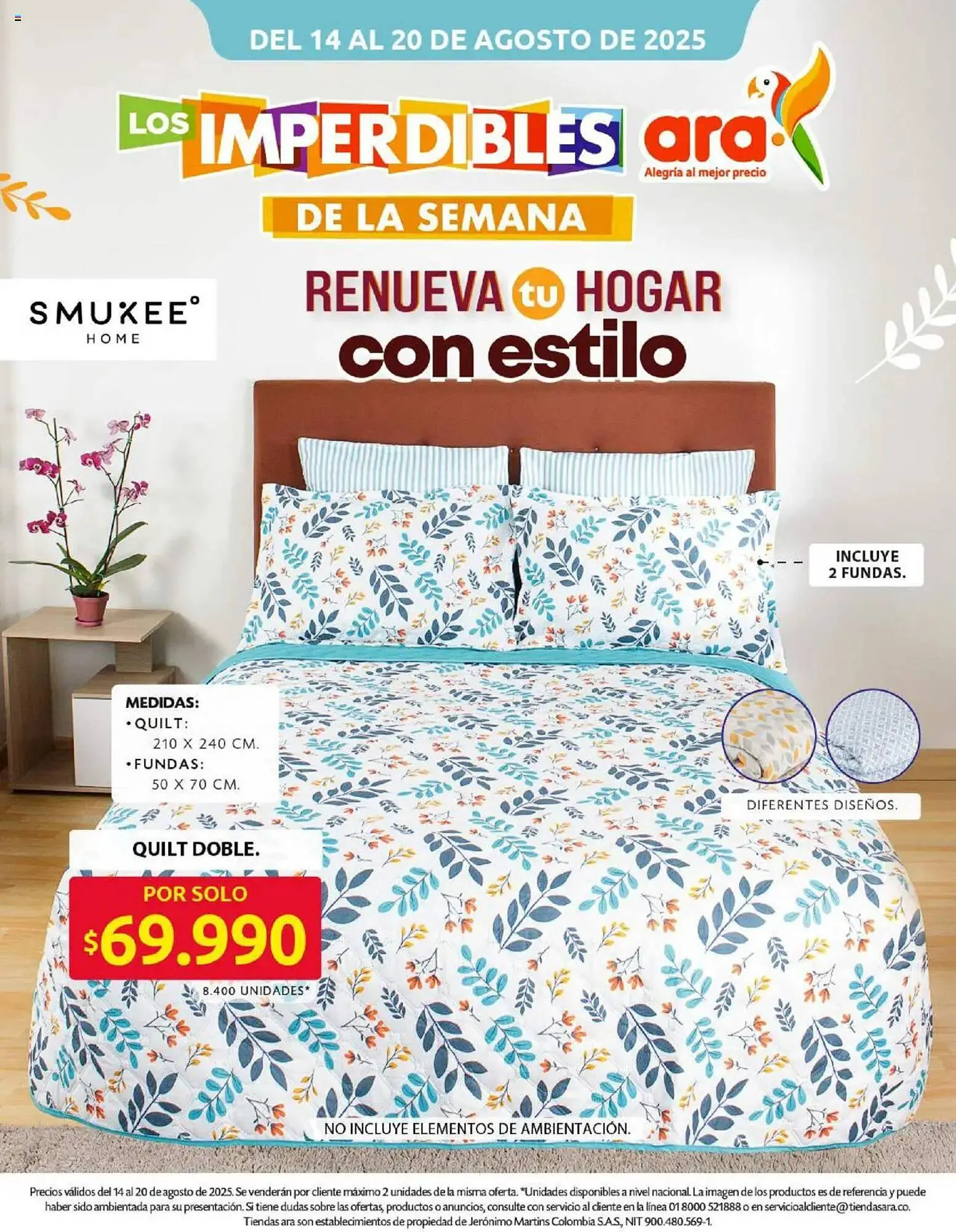 Catalogo de Catálogo Ara 14 de agosto al 20 de agosto 2025 - Pag 1