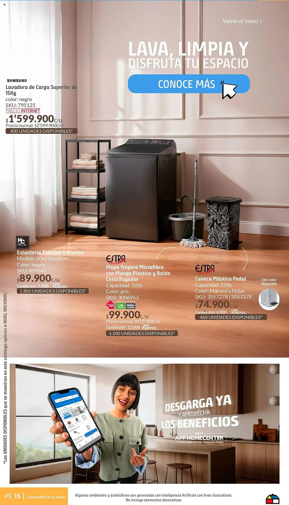 Catalogo de Catálogo Homecenter 26 de marzo al 2 de abril 2026 - Pag 15