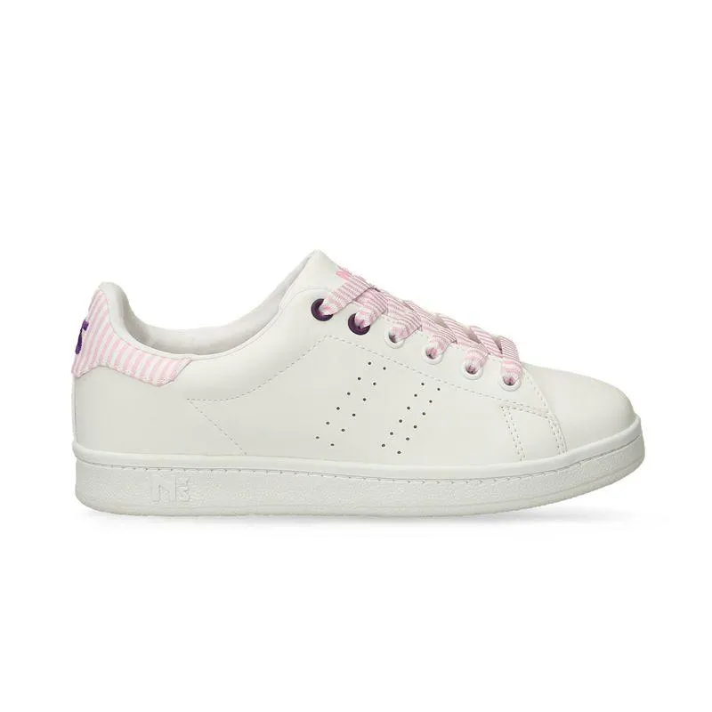 Tenis Casuales Blanco-Lila North Star Gema Retrostar Mujer
