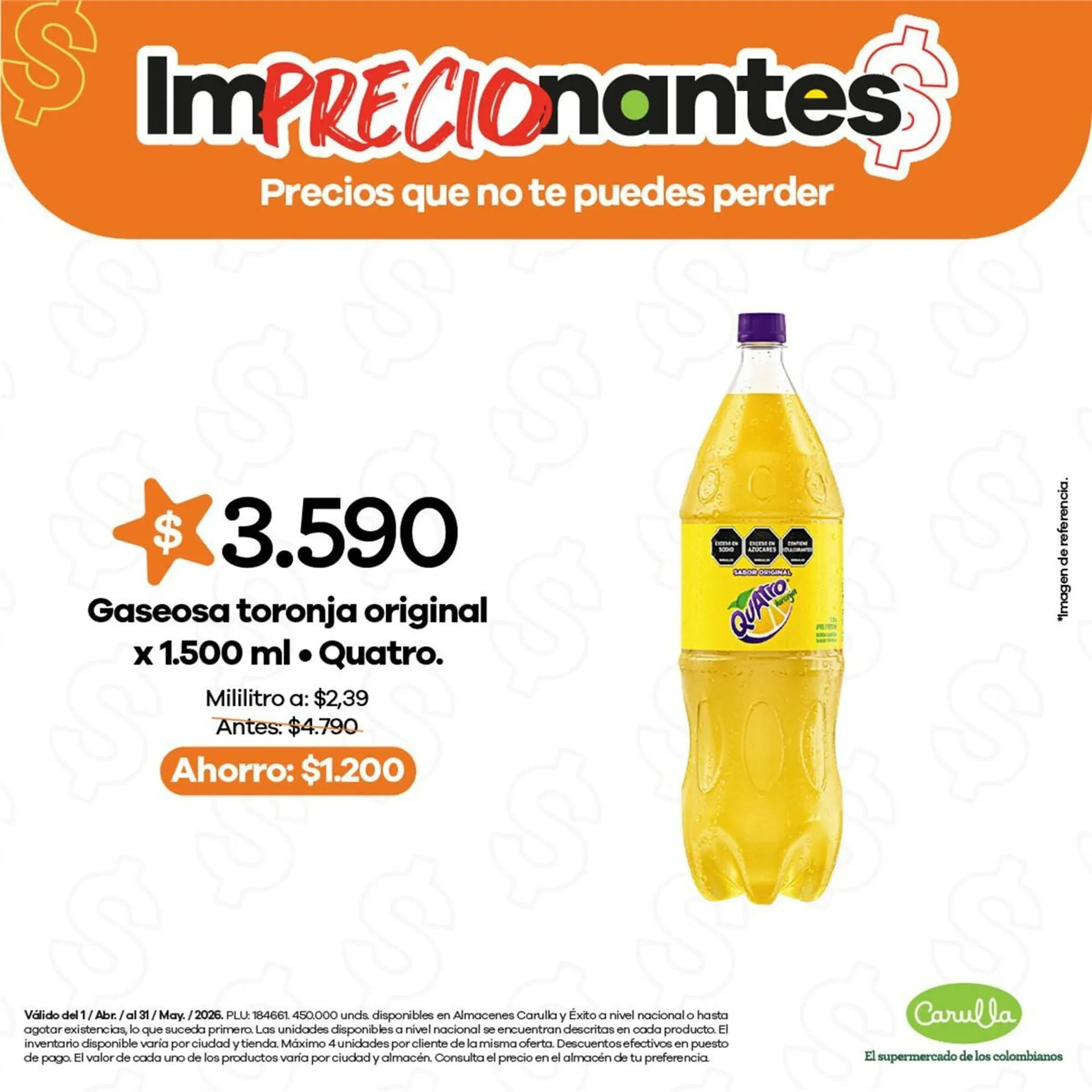 Catalogo de Catálogo Carulla 2 de abril al 31 de mayo 2026 - Pag 4