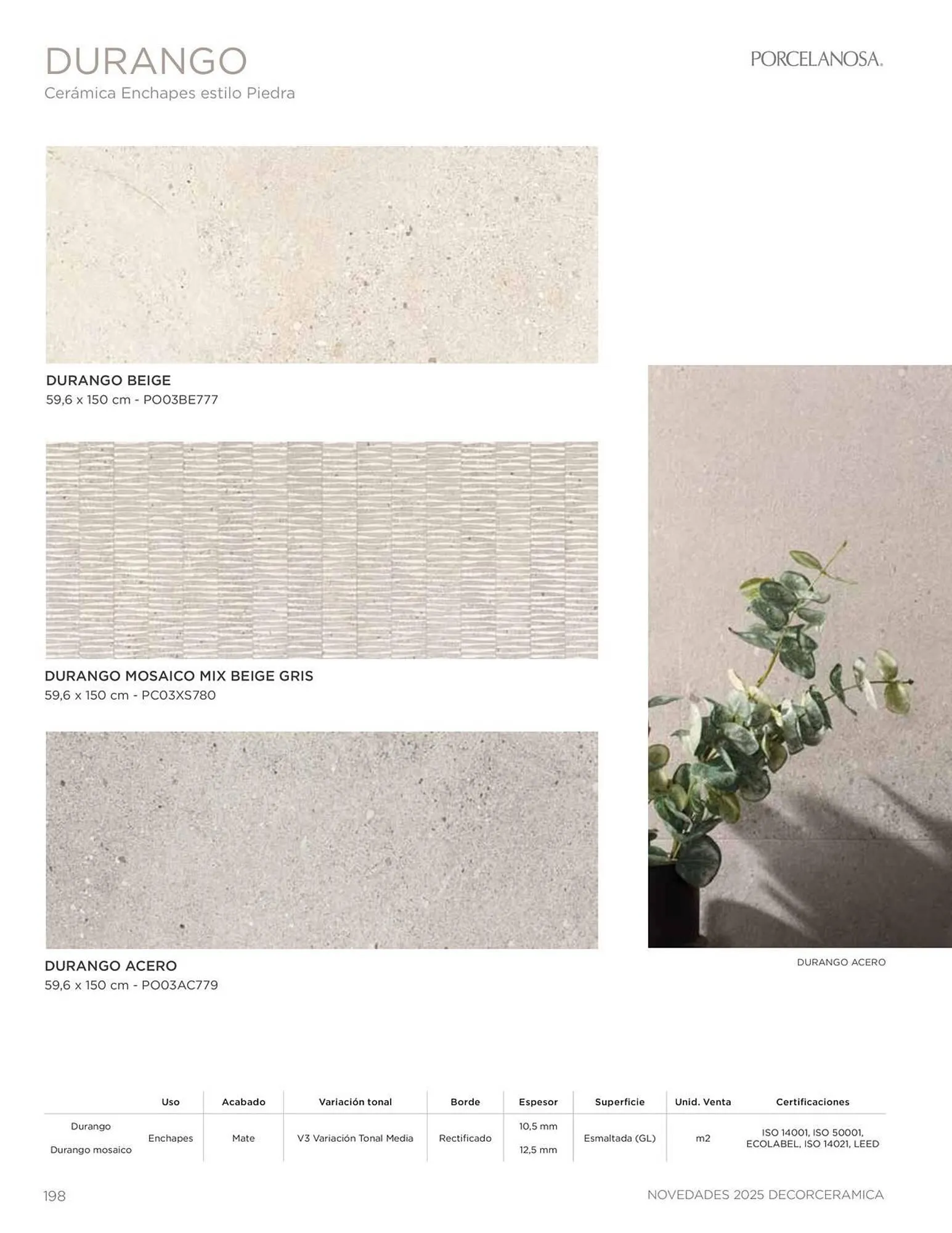Catalogo de Catálogo Decorceramica 9 de diciembre al 31 de diciembre 2025 - Pag 198