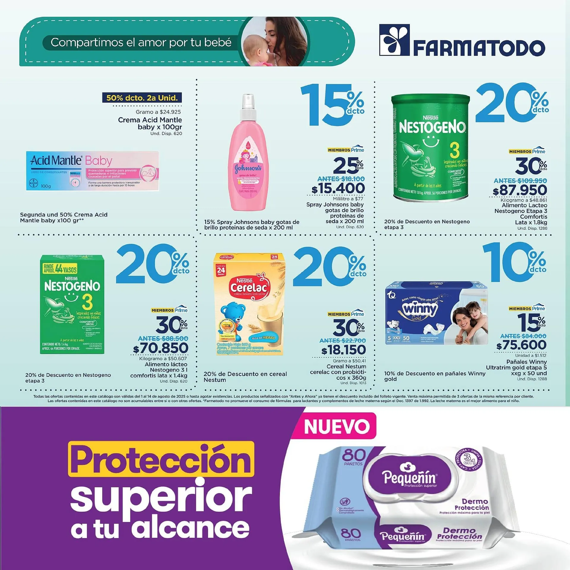 Catalogo de Catálogo FarmaTodo 1 de agosto al 15 de agosto 2025 - Pag 3