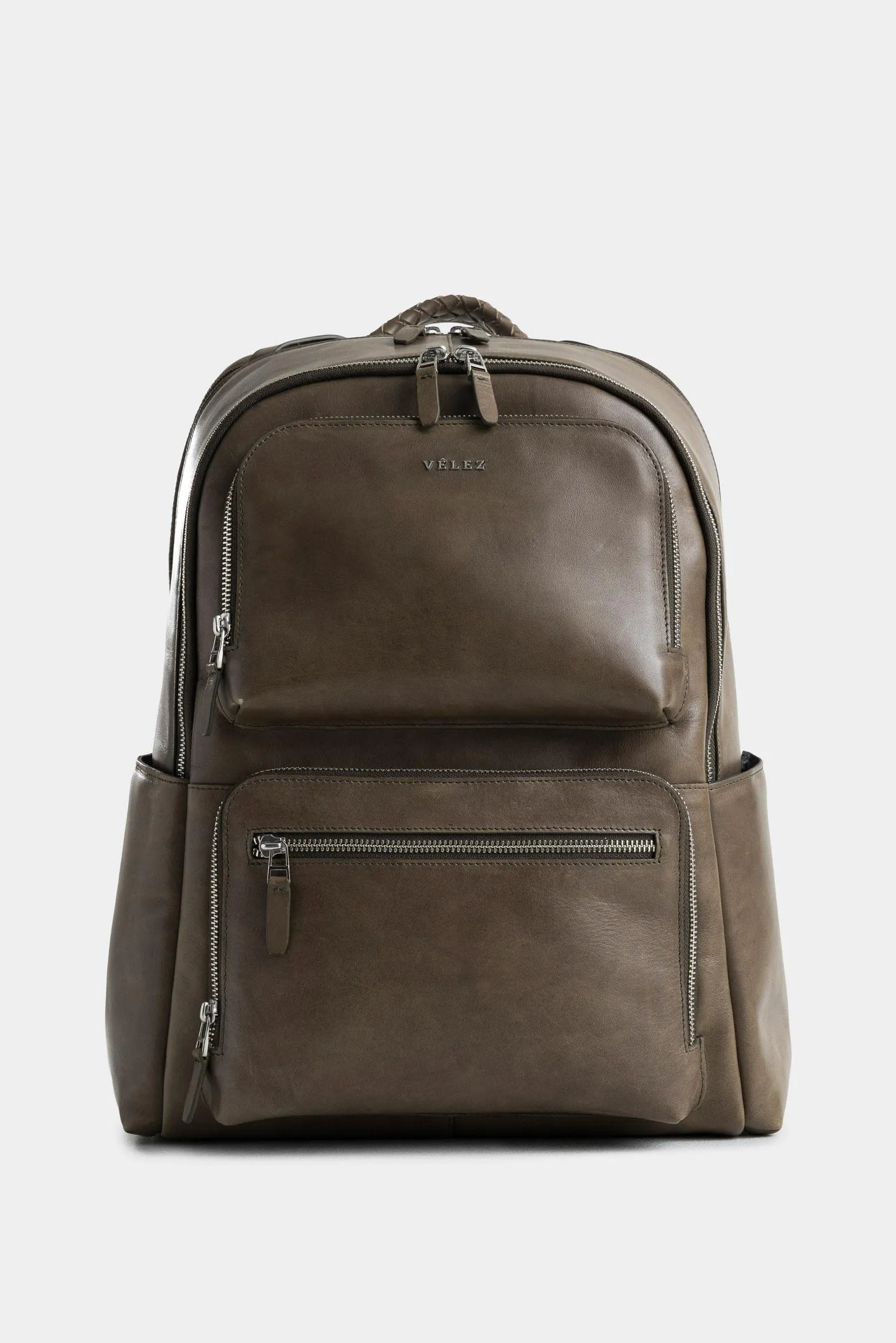 Morral de cuero monet para hombre efecto vintage