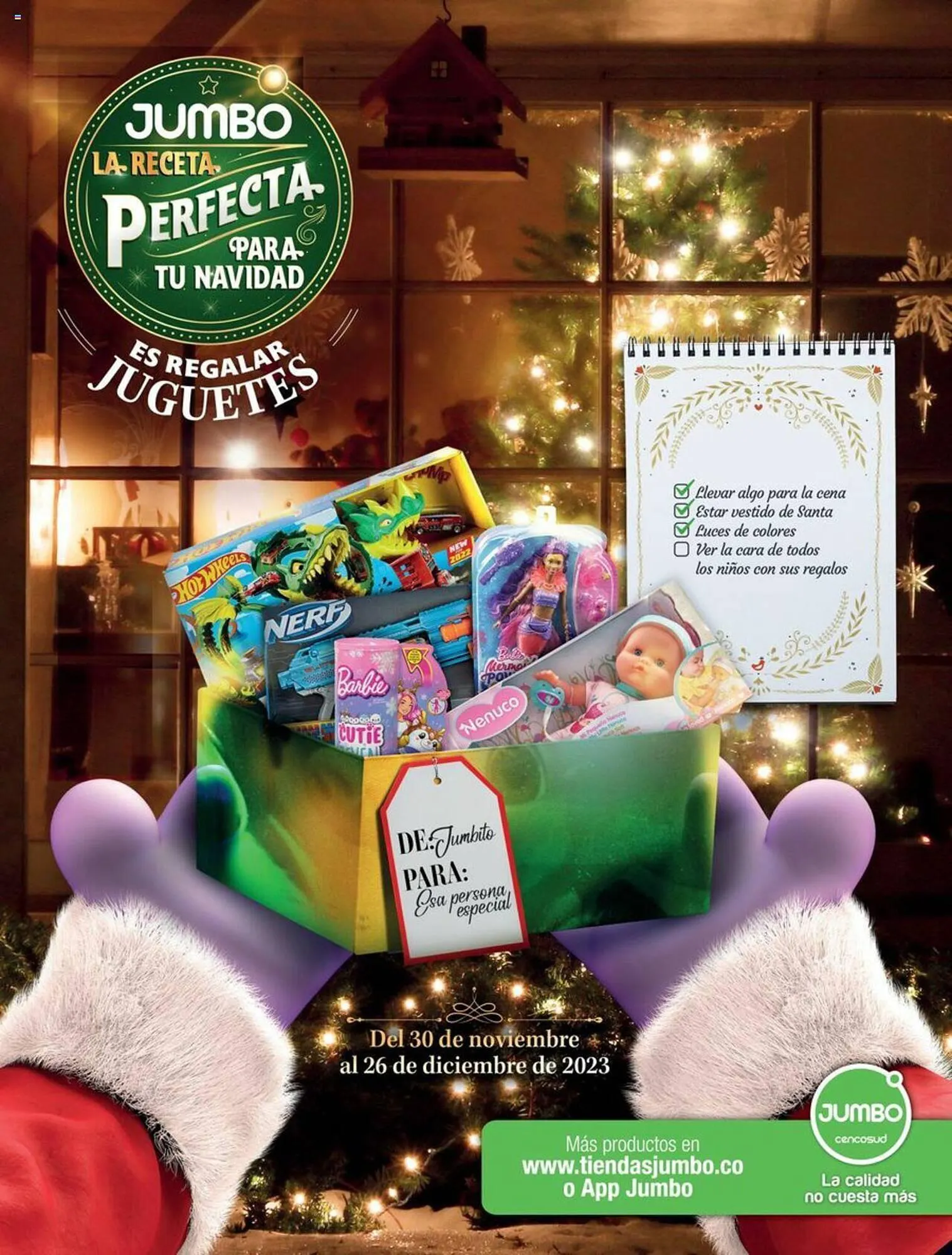 Catalogo de Catálogo Jumbo 30 de noviembre al 26 de diciembre 2023 - Pag 1