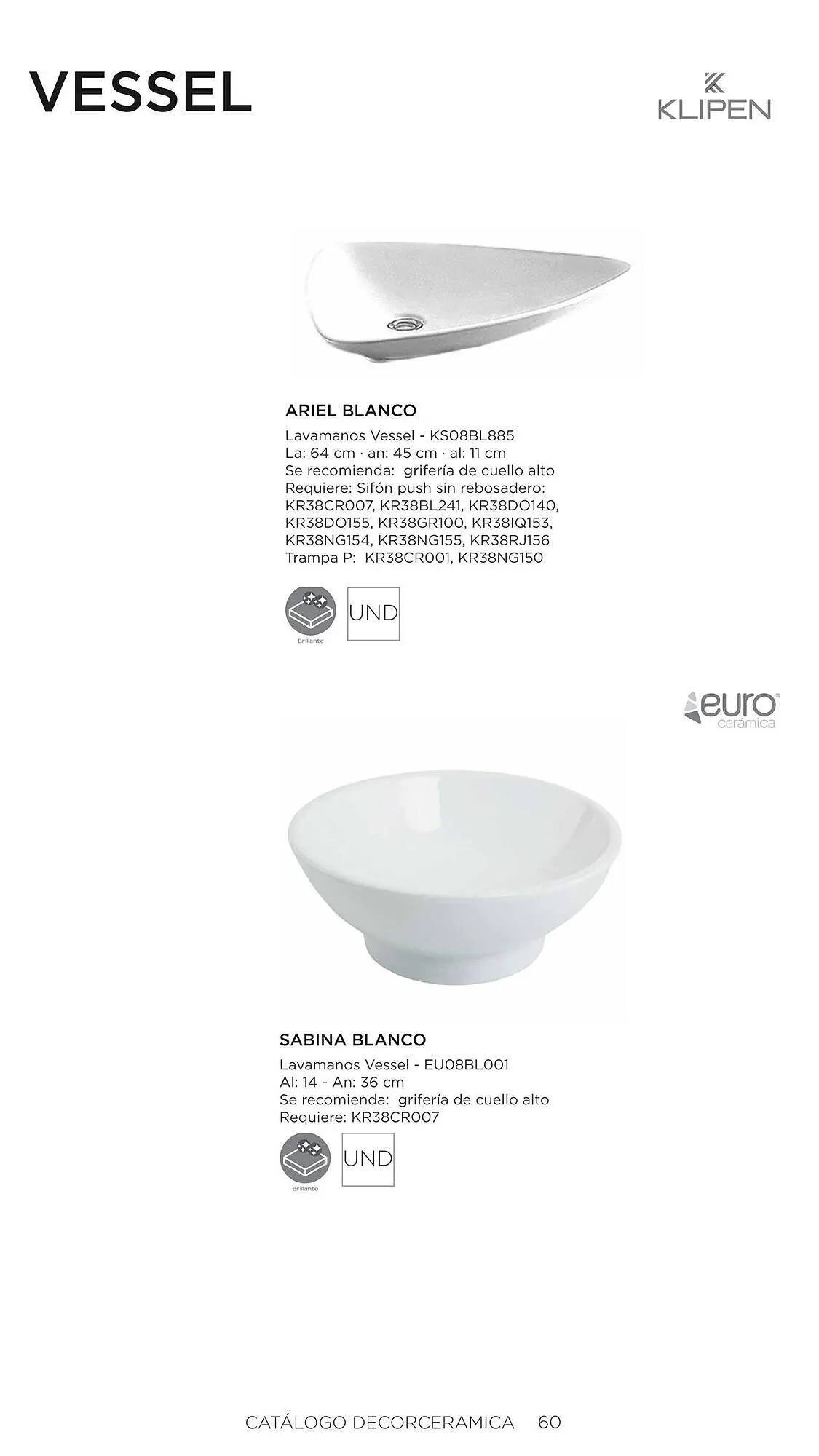 Catalogo de Catálogo Decorceramica 6 de noviembre al 6 de mayo 2025 - Pag 60