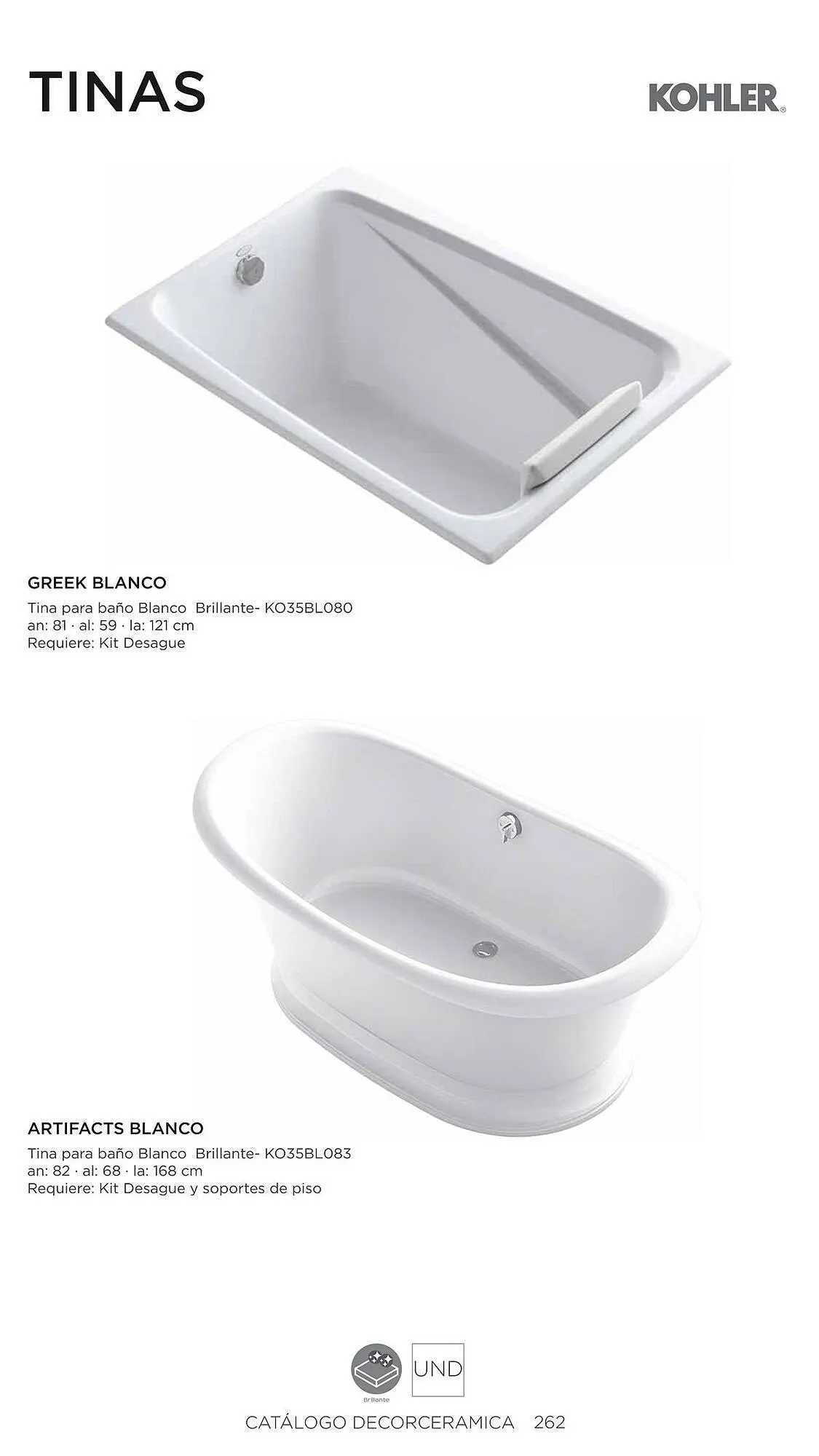 Catalogo de Catálogo Decorceramica 6 de noviembre al 6 de mayo 2025 - Pag 262