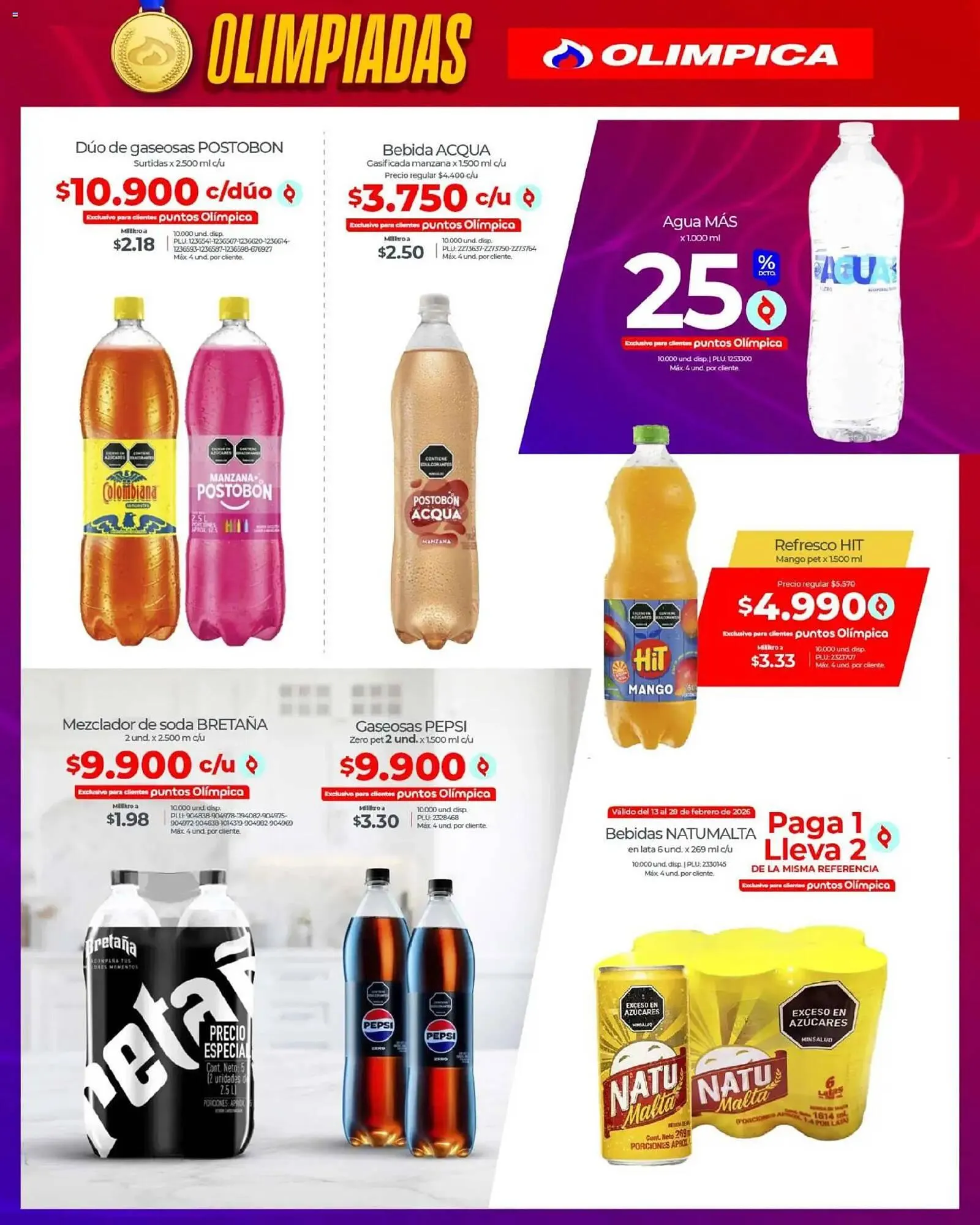 Catalogo de Catálogo Olímpica 13 de febrero al 4 de marzo 2026 - Pag 16
