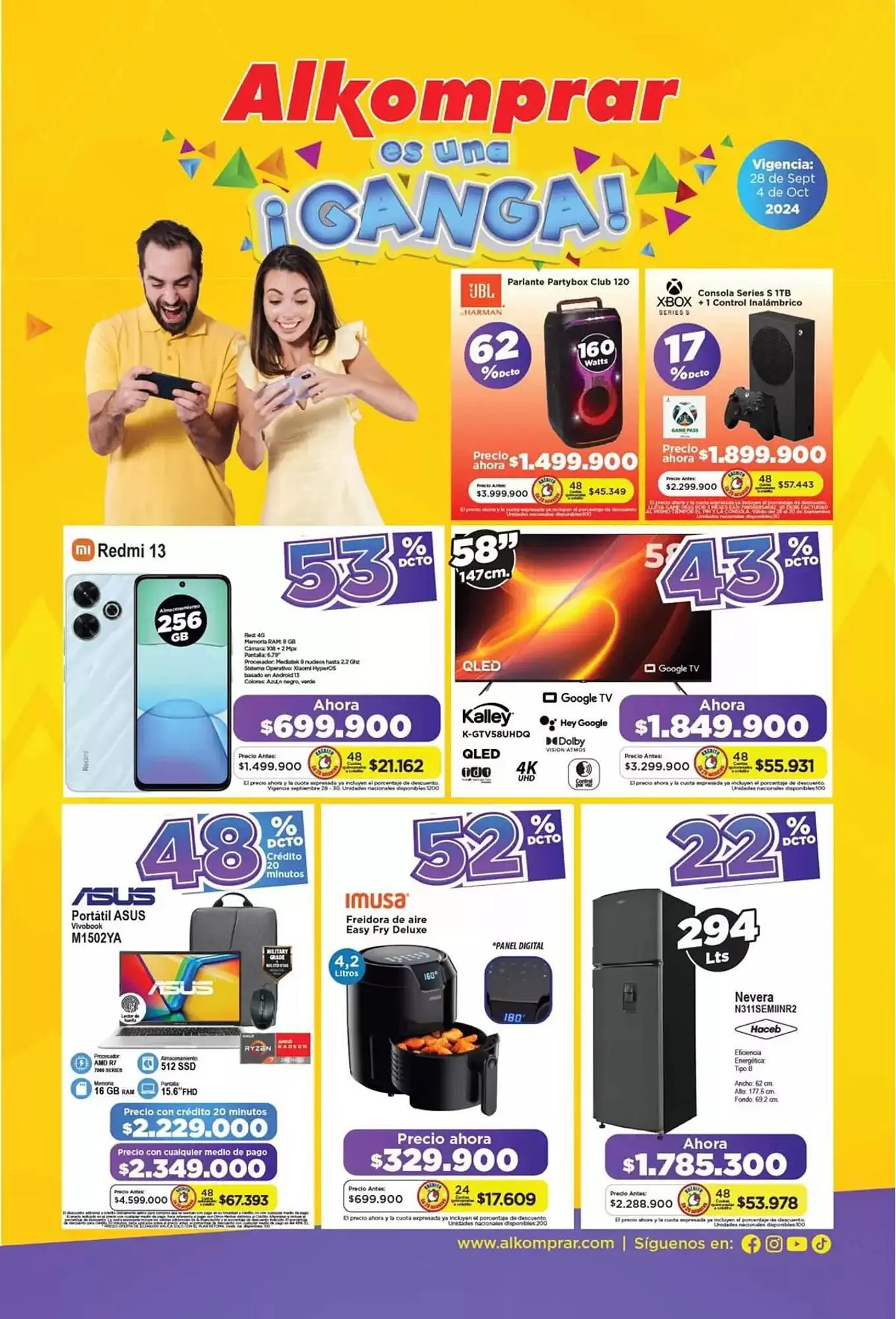 Catalogo de Catálogo Alkomprar 28 de septiembre al 4 de octubre 2024 - Pag 1