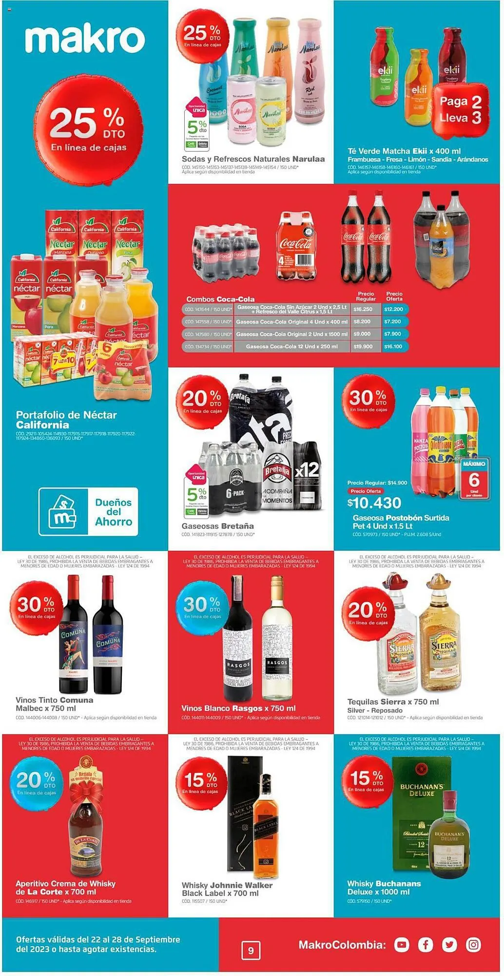 Catalogo de Catálogo Makro 22 de septiembre al 28 de septiembre 2023 - Pag 9