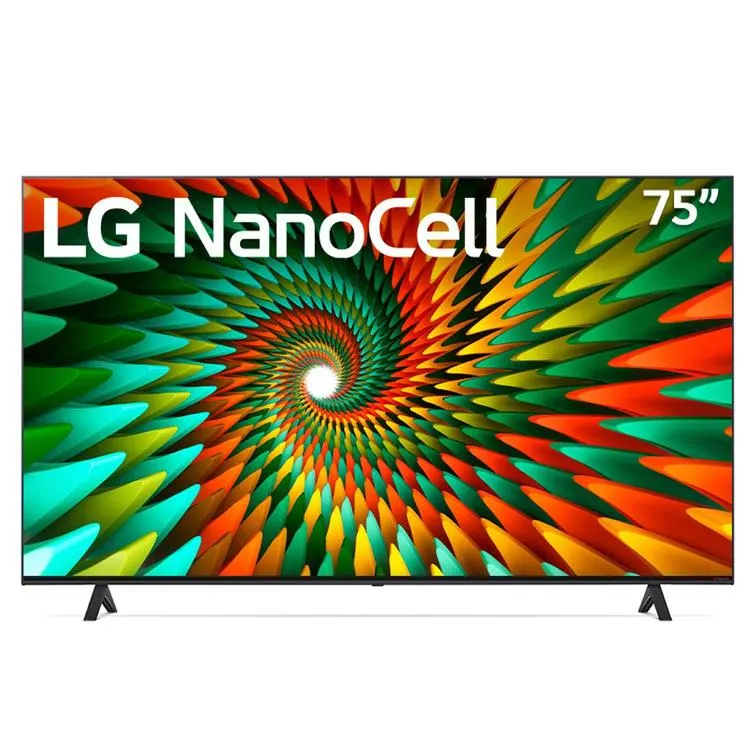 TV LG 75" Pulgadas 189 cm 75NANO77SRA 4K-UHD NanoCell Smart TV