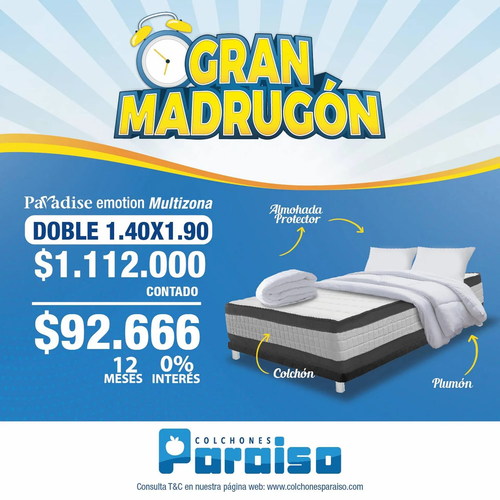 Catalogo de Catálogo Colchones Paraiso 11 de septiembre al 18 de septiembre 2023 - Pag 3